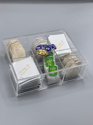 Bleu-blanc porcelain knob box