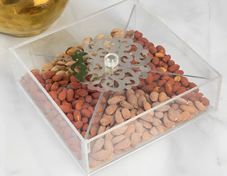 Plated 4-compartment box