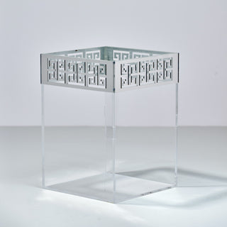 Greek key border bin