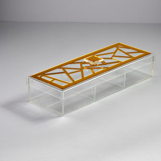 Irregular Large 3-compartments box - Single Lid -