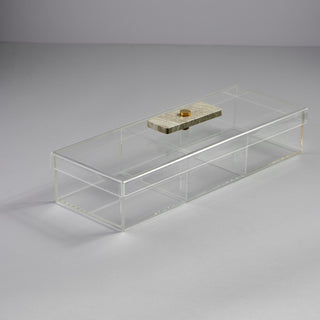 Marble Large 3-compartment box