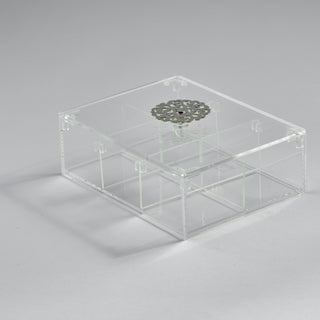 Plated 6-compartment box