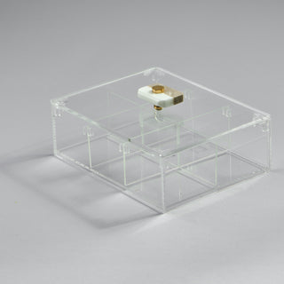 Marble 6-compartment box