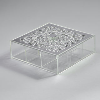 Motif 9-compartments teabox