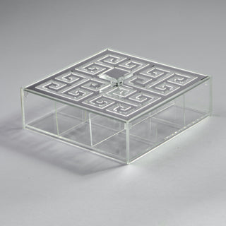 Greek Key 9-compartments teabox