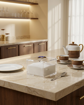 Porcelain knob sugar container