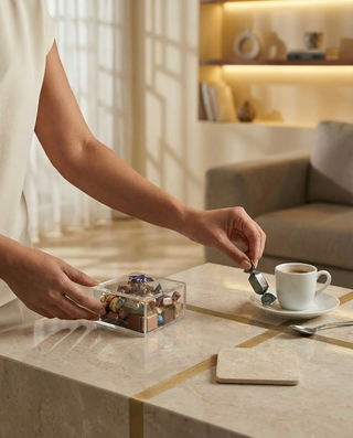 Porcelain knob sugar container