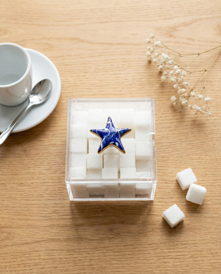 Porcelain knob sugar container