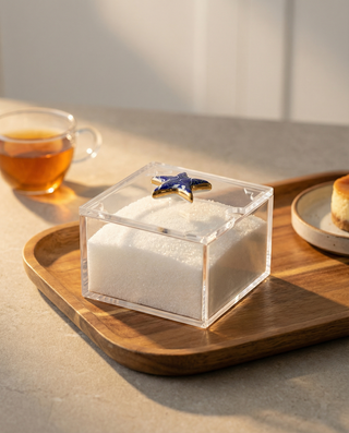 Porcelain knob sugar container
