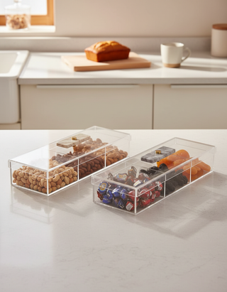 Marble Large 3-compartment box