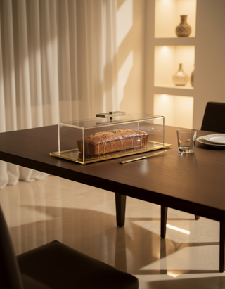 Marble Crown English Cake Platter