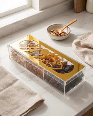 Arabic Calligraphy Large 3-compartment box