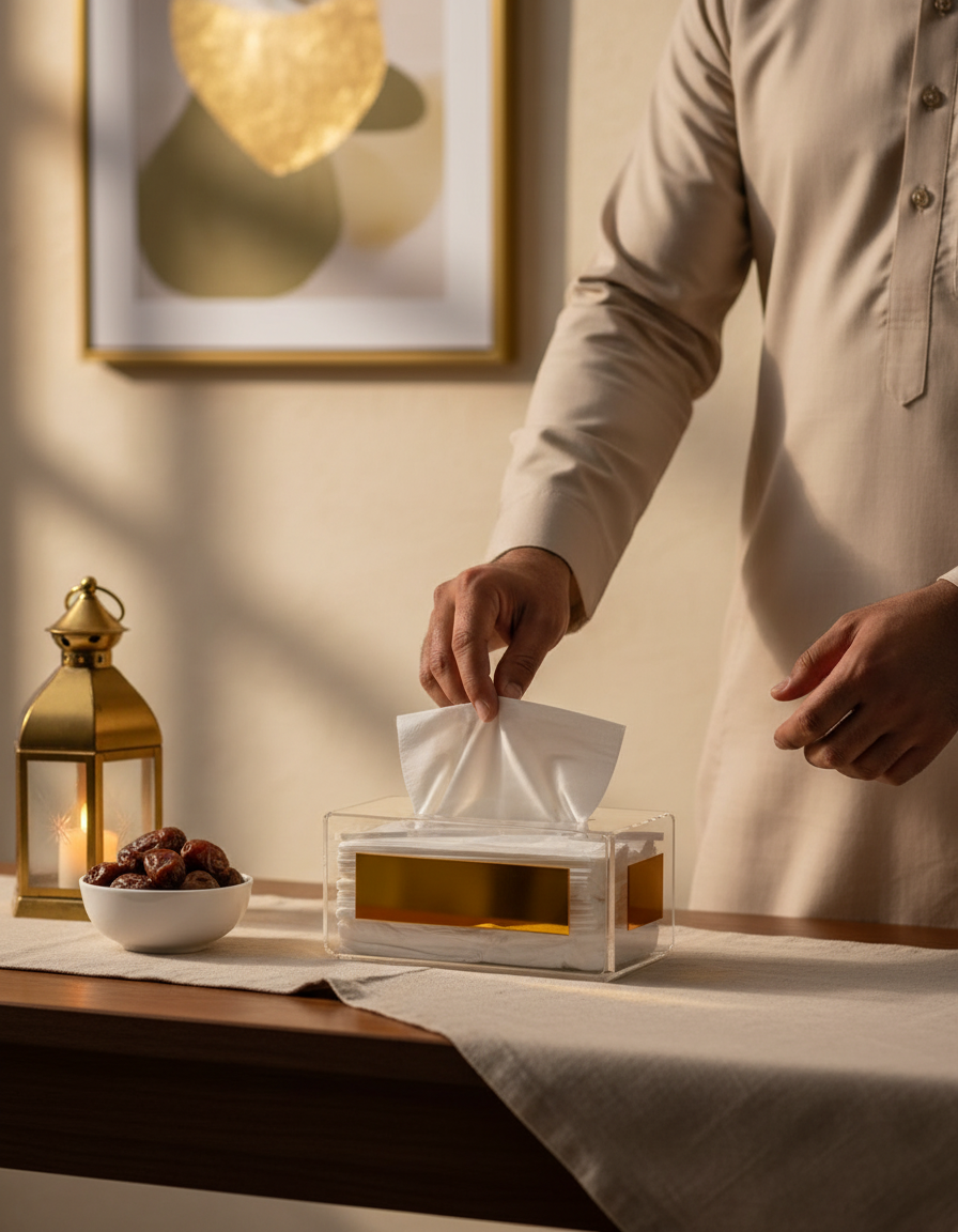 Floating Tissue Box – Zee Designs Plexiglass