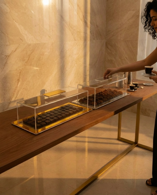 Mirror Crown English Cake Tray