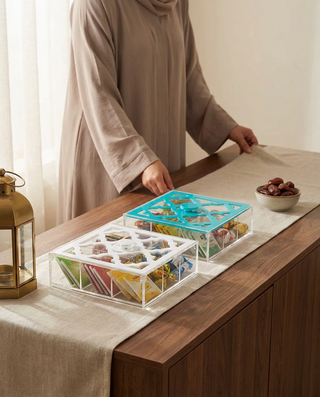 Moroccan 9-compartments box