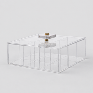 Terazzo 9-compartment Squared box