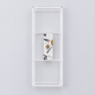 Terazzo Single-lid 3-Compartment Rectangular box