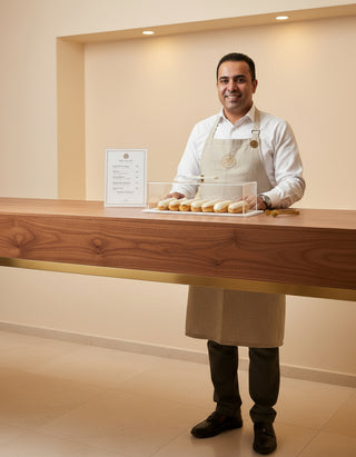 Marble Crown English Cake Platter