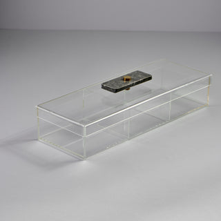 Marble Large 3-compartment box