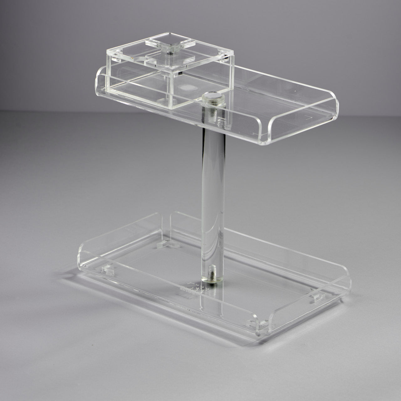 2-tier display stand (box not included) – Zee Designs Plexiglass