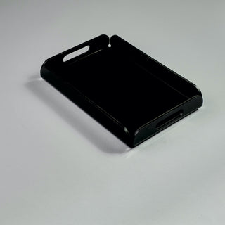 Solid Black Serving Tray