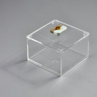 Marble small squared divided box